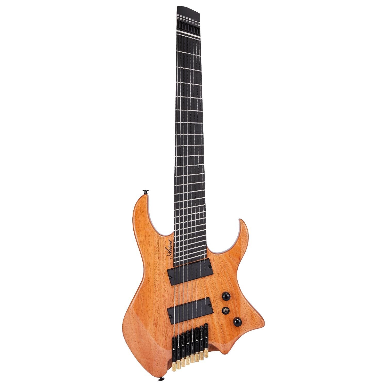 Artist AG78V2 Natural Headless Multiscale 8 string Electric Guitar