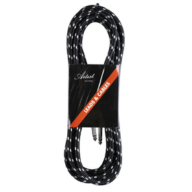 Artist FB15 15ft (4.5m) Fat Boy Braided Guitar Cable/Lead
